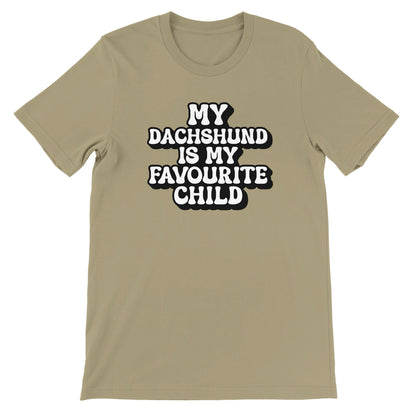 My Dachshund is My Favourite Child T-Shirt - Fun Unisex Tee for Dog Lovers - Sausage Swag